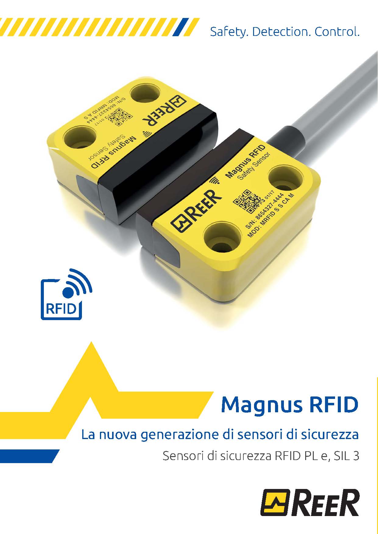 Бесконтактный датчик безопасности MAGNUS RFID (брошюра, EN)